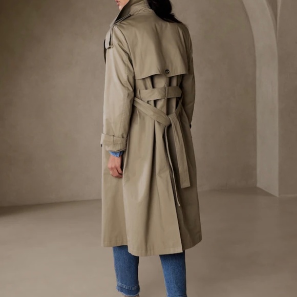 NWOT Banana Republic Trench Coat - Picture 3 of 5
